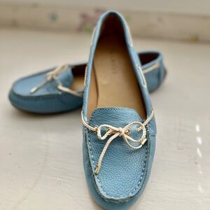Talbots Baby Blue Boat Shoes